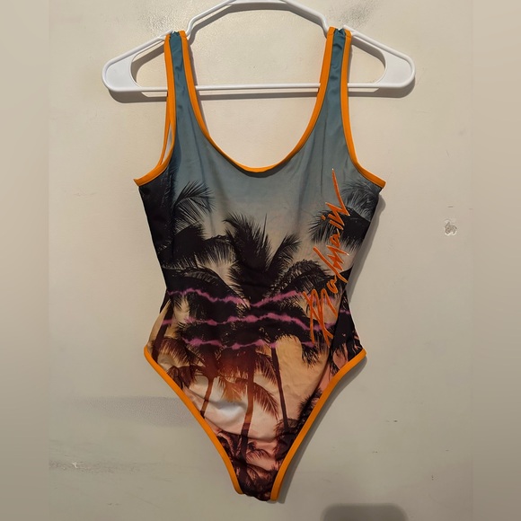 Balmain Other - Balmain Printed Sunset One Piece Swimsuit Women’s 40
